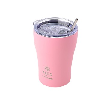 HESTIA ΘΕΡΜΟΣ COFFEE MUG SAVE THE AEGEAN 350ml BLOSSOM ROSE HESTIA ΘΕΡΜΟΣ COFFEE MUG SAVE THE AEGEAN 350ml BLOSSOM ROSE
