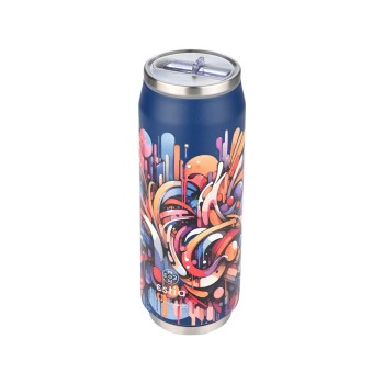 HESTIA ΘΕΡΜΟΣ TRAVEL CUP SAVE THE AEGEAN 500ml VIBRANT VORTEX