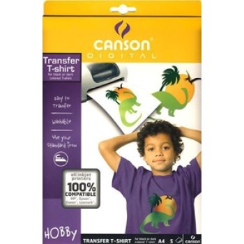 ΧΑΡΤΙ CANSON T-SHIRT 140gr BLACK A4 21 x 29,7-5φ ΧΑΡΤΙ CANSON T-SHIRT 140gr BLACK A4 21 x 29,7-5φ