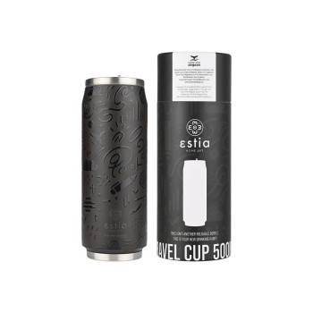 HESTIA ΘΕΡΜΟΣ TRAVEL CUP SAVE THE AEGEAN 500ml NOIR ECHO HESTIA ΘΕΡΜΟΣ TRAVEL CUP SAVE THE AEGEAN 500ml NOIR ECHO
