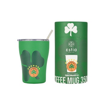 HESTIA ΘΕΡΜΟΣ COFFEE MUG PANATHINAIKOS BC EDITION 350ml HESTIA ΘΕΡΜΟΣ COFFEE MUG PANATHINAIKOS BC EDITION 350ml