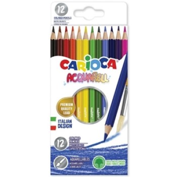 ΞΥΛΟΜΠΟΓΙΕΣ CARIOCA 42857 ACQUARELL 12τεμ ΞΥΛΟΜΠΟΓΙΕΣ CARIOCA 42857 ACQUARELL 12τεμ