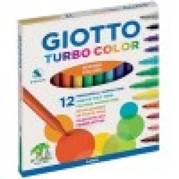 ΜΑΡΚΑΔΟΡΟΙ GIOTTO TURBO COLOR ΛΕΠΤΟΙ 12τεμ ΜΑΡΚΑΔΟΡΟΙ GIOTTO TURBO COLOR ΛΕΠΤΟΙ 12τεμ