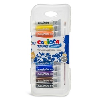 ΤΕΜΠΕΡΕΣ CARIOCA 12τεμ 7,5ml assorted ΤΕΜΠΕΡΕΣ CARIOCA 12τεμ 7,5ml assorted
