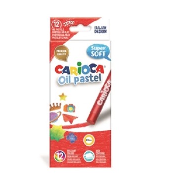 ΠΑΣΤΕΛ CARIOCA OIL PASTEL/12 SUPER SOFT 43277 ΠΑΣΤΕΛ CARIOCA OIL PASTEL/12 SUPER SOFT 43277