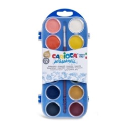 ΝΕΡΟΧΡΩΜΑΤΑ CARIOCA 12 PLASTIC CASE 42400 30mm ΝΕΡΟΧΡΩΜΑΤΑ CARIOCA 12 PLASTIC CASE 42400 30mm
