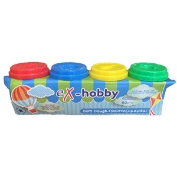 ΠΛΑΣΤΟΖΥΜΑΡΑΚΙΑ eX-HOBBY 4ΧΡ x 60gr 402408 ΠΛΑΣΤΟΖΥΜΑΡΑΚΙΑ eX-HOBBY 4ΧΡ x 60gr 402408
