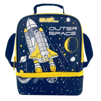 Τσαντάκι Φαγητού Ισοθερμικό Must Yummy Outer Space - 2 Θήκες Τσαντάκι Φαγητού Ισοθερμικό Must Yummy Outer Space - 2 Θήκες