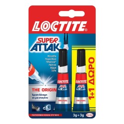 ΚΟΛΛΑ LOCTITE SUPER ATTAK ΚΟΛΛΑ LOCTITE SUPER ATTAK