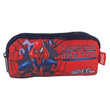 Σχολική Κασετίνα Βαρελάκι Must Spiderman Protector Of N.Y - 2 Θήκες