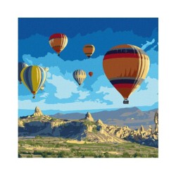 Painting by numbers - Υπέροχη Καππαδοκία (KHO2852) 50X50cm.
