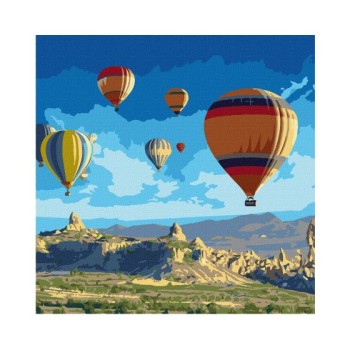 Painting by numbers - Υπέροχη Καππαδοκία (KHO2852) 50X50cm.