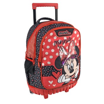 Σχολική Τσάντα Τρόλεϊ Δημοτικού Must Disney Minnie Mouse - 3 Θήκες Σχολική Τσάντα Τρόλεϊ Δημοτικού Must Disney Minnie Mouse - 3 Θήκες