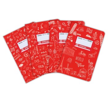 ΤΕΤΡΑΔΙΑ SPECIAL Doodles Κόκκινο 50φ. ΤΕΤΡΑΔΙΑ SPECIAL Doodles Κόκκινο 50φ.