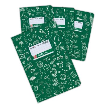 ΤΕΤΡΑΔΙΑ SPECIAL Doodles Πράσινο 50φ. ΤΕΤΡΑΔΙΑ SPECIAL Doodles Πράσινο 50φ.
