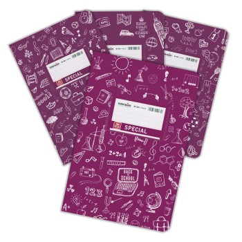 ΤΕΤΡΑΔΙΑ SPECIAL Doodles Μωβ 50φ. ΤΕΤΡΑΔΙΑ SPECIAL Doodles Μωβ 50φ.