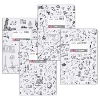ΤΕΤΡΑΔΙΑ SPECIAL Doodles Λευκό 50φ. ΤΕΤΡΑΔΙΑ SPECIAL Doodles Λευκό 50φ.