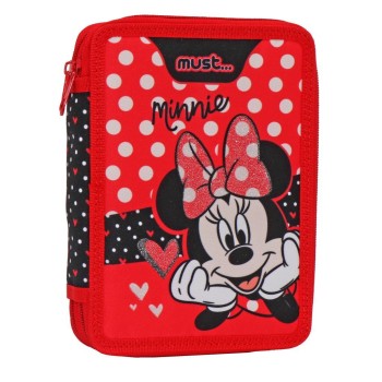 Κασετίνα Διπλή Γεμάτη Must Disney Minnie Mouse Κασετίνα Διπλή Γεμάτη Must Disney Minnie Mouse