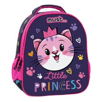 Σχολική Τσάντα Πλάτης Νηπίου Must Little Princess Cat - 2 Θήκες Σχολική Τσάντα Πλάτης Νηπίου Must Little Princess Cat - 2 Θήκες