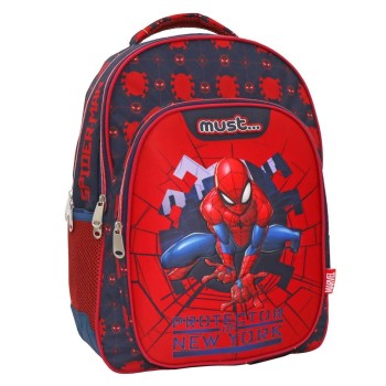 Σχολική Τσάντα Πλάτης Δημοτικού Must Spiderman Protector Of N.Y. - 3 Θήκες Σχολική Τσάντα Πλάτης Δημοτικού Must Spiderman Protector Of N.Y. - 3 Θήκες