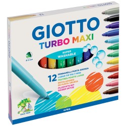 ΜΑΡΚΑΔΟΡΟΙ GIOTTO TURBO MAXI ΧΟΝΤΡΟΙ 12τεμ ΜΑΡΚΑΔΟΡΟΙ GIOTTO TURBO MAXI ΧΟΝΤΡΟΙ 12τεμ