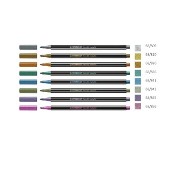 ΜΑΡΚΑΔΟΡΟΙ STABILO 68/810 metallic ΜΑΡΚΑΔΟΡΟΙ STABILO 68/810 metallic