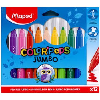 Μαρκαδόροι Color'peps maxi Maped 12 Μαρκαδόροι Color'peps maxi Maped 12