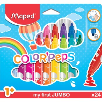 ΜΑΡΚΑΔΟΡΟΙ MAPED MAXI 24τεμ. ΜΑΡΚΑΔΟΡΟΙ MAPED MAXI 24τεμ.