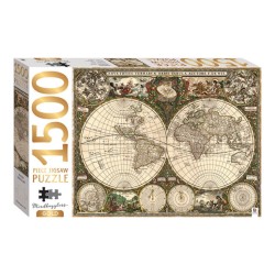 VINTAGE WORLD MAP - Puzzle 1500pcs. VINTAGE WORLD MAP - Puzzle 1500pcs.