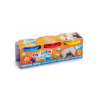 ΠΛΑΣΤΟΖΥΜΑΡΑΚΙΑ CARIOCA BABY 1+ σετ 3/75γρ. ΠΛΑΣΤΟΖΥΜΑΡΑΚΙΑ CARIOCA BABY 1+ σετ 3/75γρ.