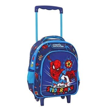 Σχολική Τσάντα Τρόλεϊ Νηπίου Must The Amazing Spiderman - 2 Θήκες Σχολική Τσάντα Τρόλεϊ Νηπίου Must The Amazing Spiderman - 2 Θήκες