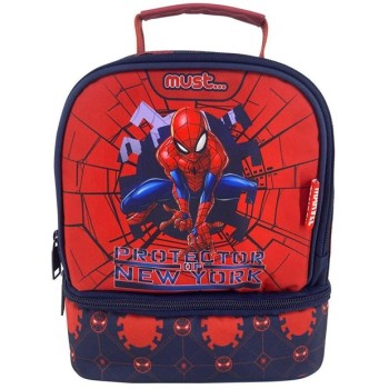 Τσαντάκι Φαγητού Ισοθερμικό Must Spiderman Protector Of N.Y - 2 θήκες Τσαντάκι Φαγητού Ισοθερμικό Must Spiderman Protector Of N.Y - 2 θήκες