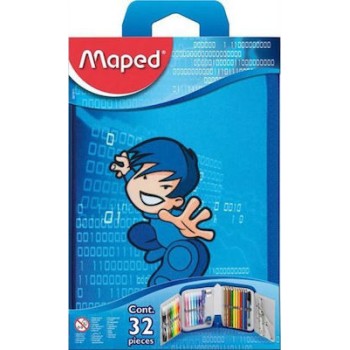 MAPED TATOO Κασετίνα Καράτε Γεμάτη MAPED TATOO Κασετίνα Καράτε Γεμάτη